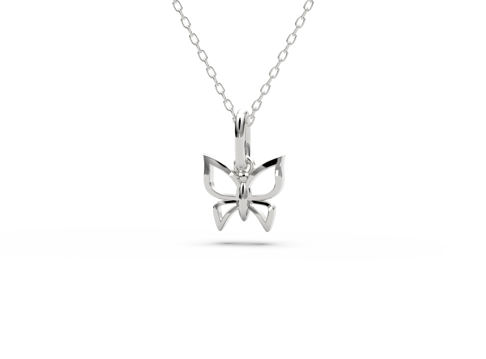 Anhänger L-05 DeLoire, Weißgold