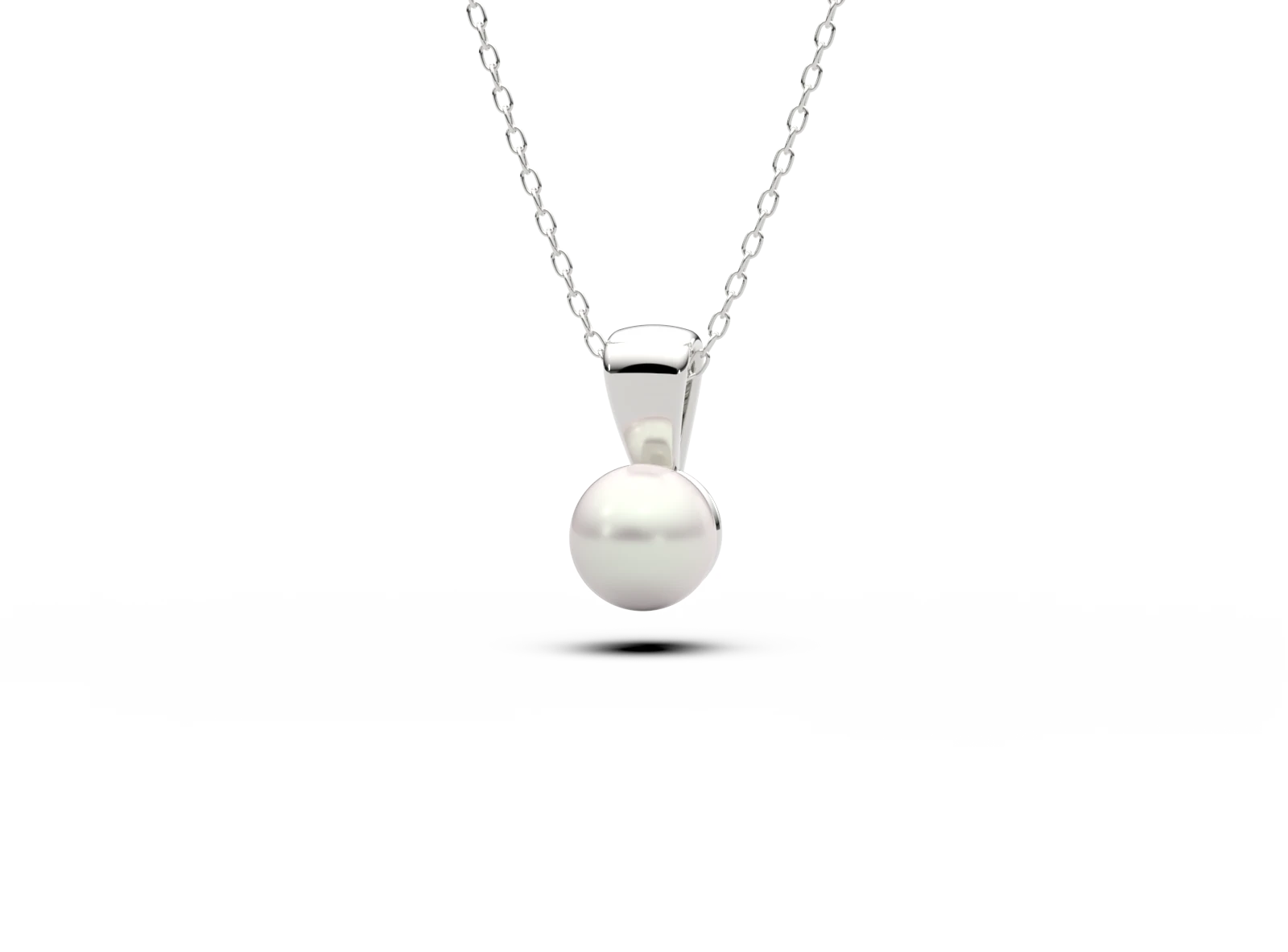 Anhänger L-06 DeLoire, Weißgold
