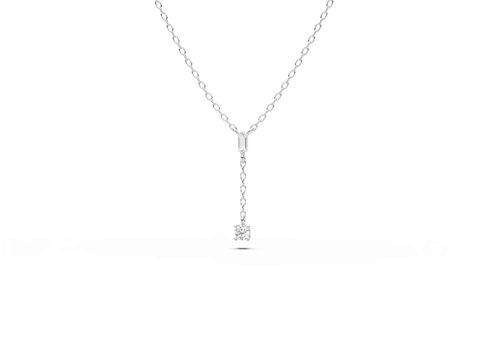 Pendant L-14 DeLoire, white gold