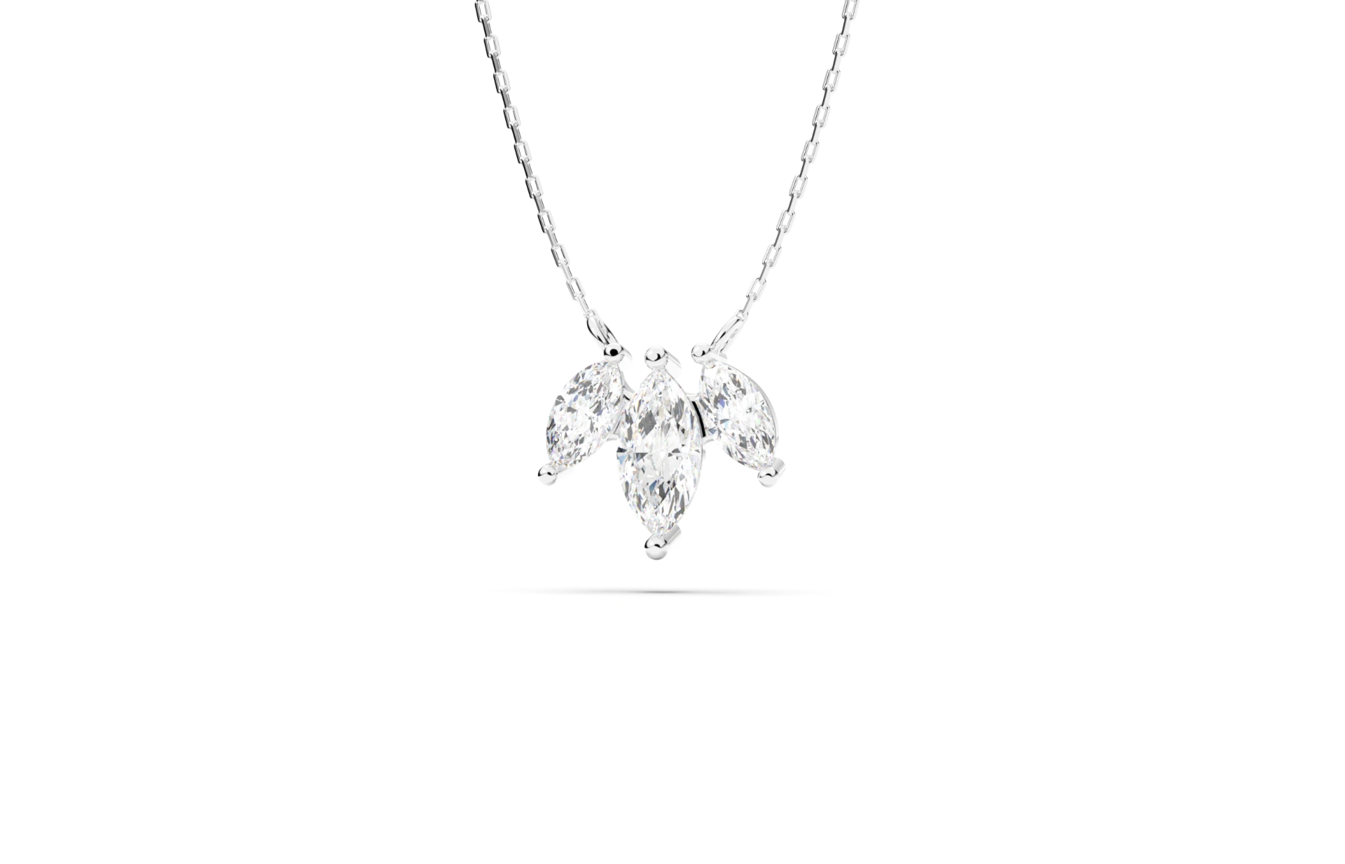 Anhänger L-23 DeLoire, Weißgold