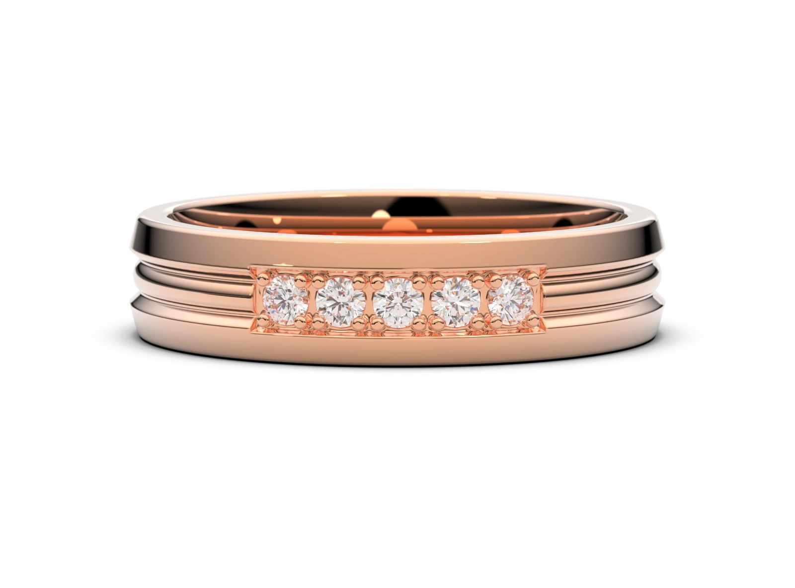 Damen-Trauring SN-02 DeLoire, Roségold