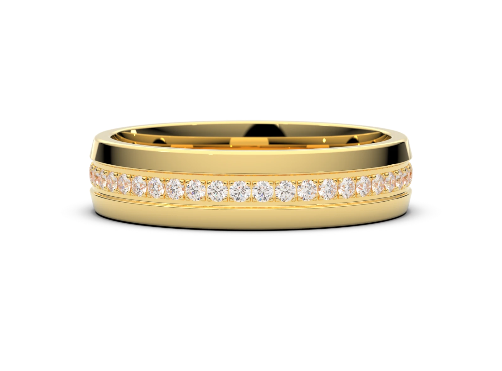 Women's wedding ring SN-03 DeLoire, yellow gold