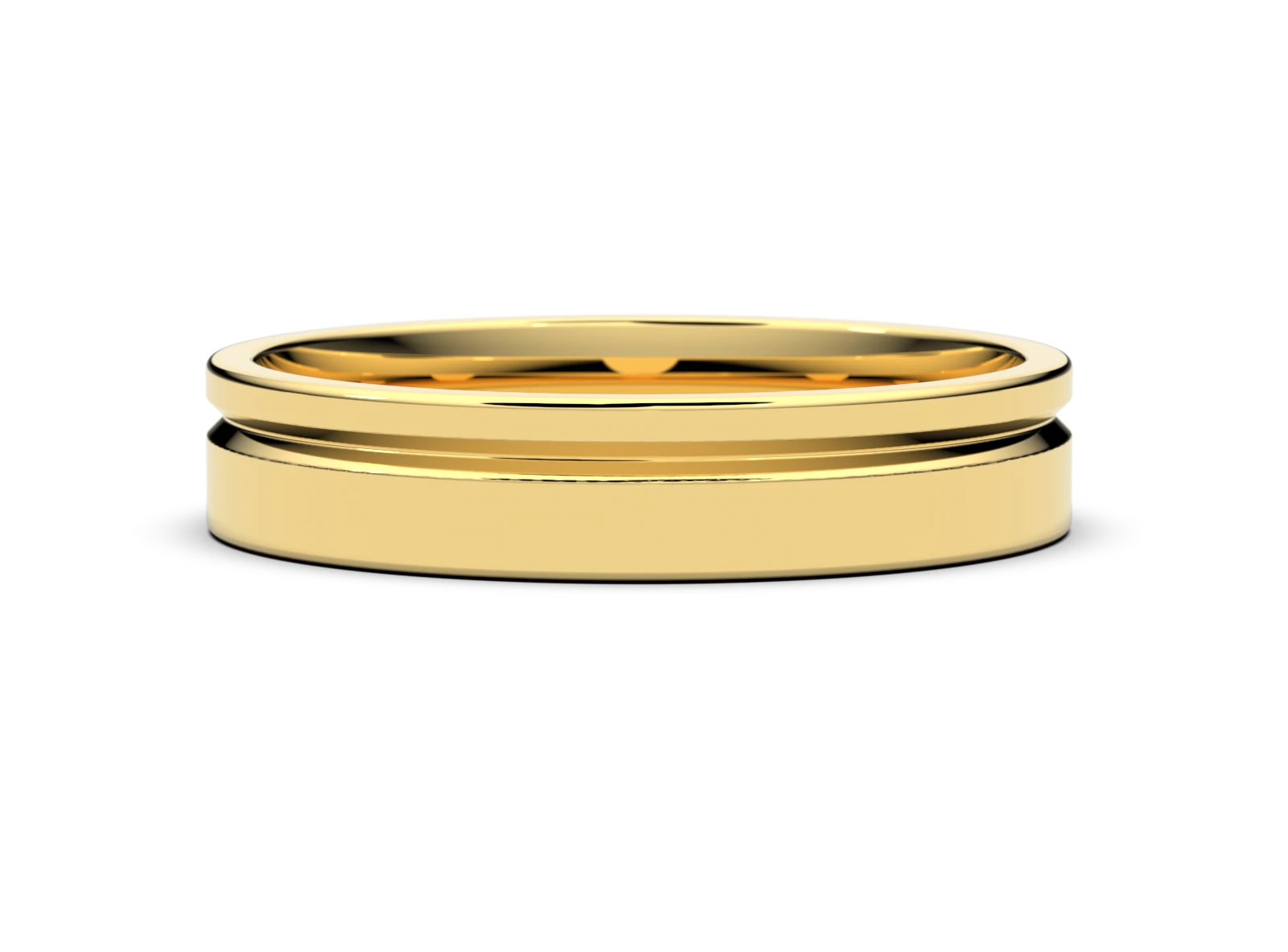 Men's wedding ring SN-04 DeLoire, yellow gold