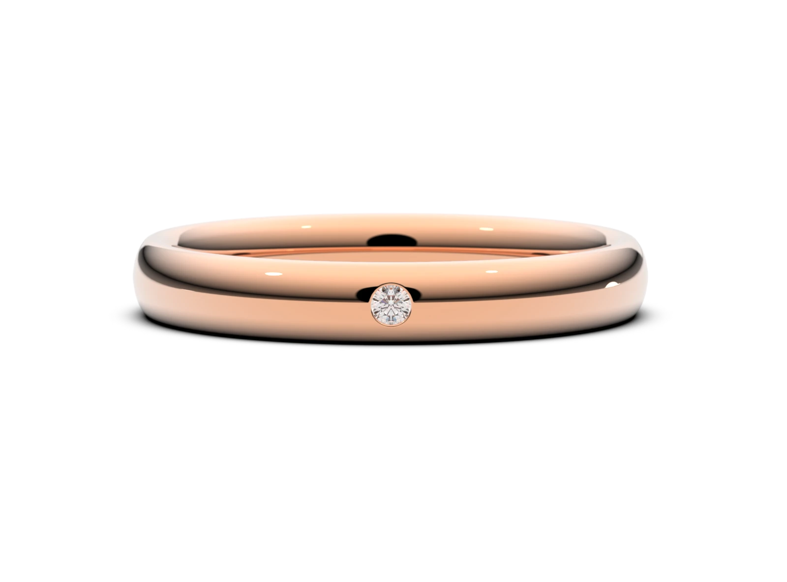 Damen-Trauring SN-08 DeLoire, Roségold