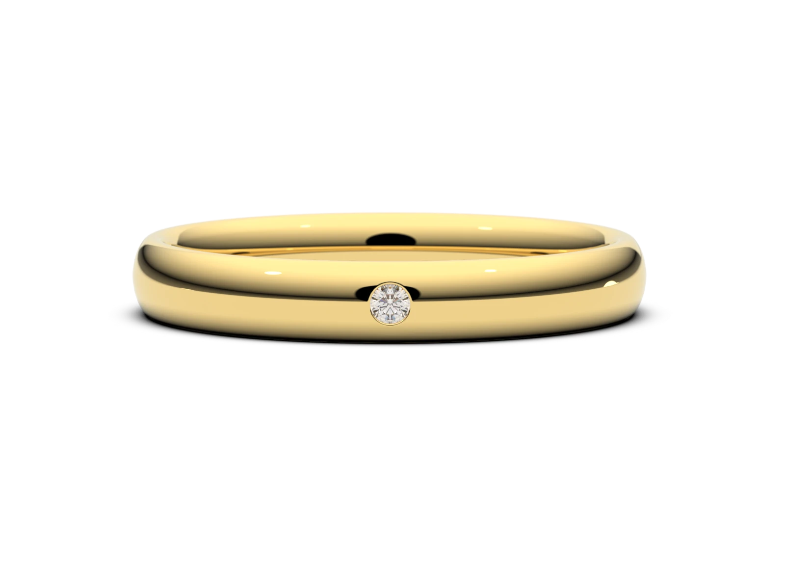 Women's wedding ring SN-08 DeLoire, yellow gold