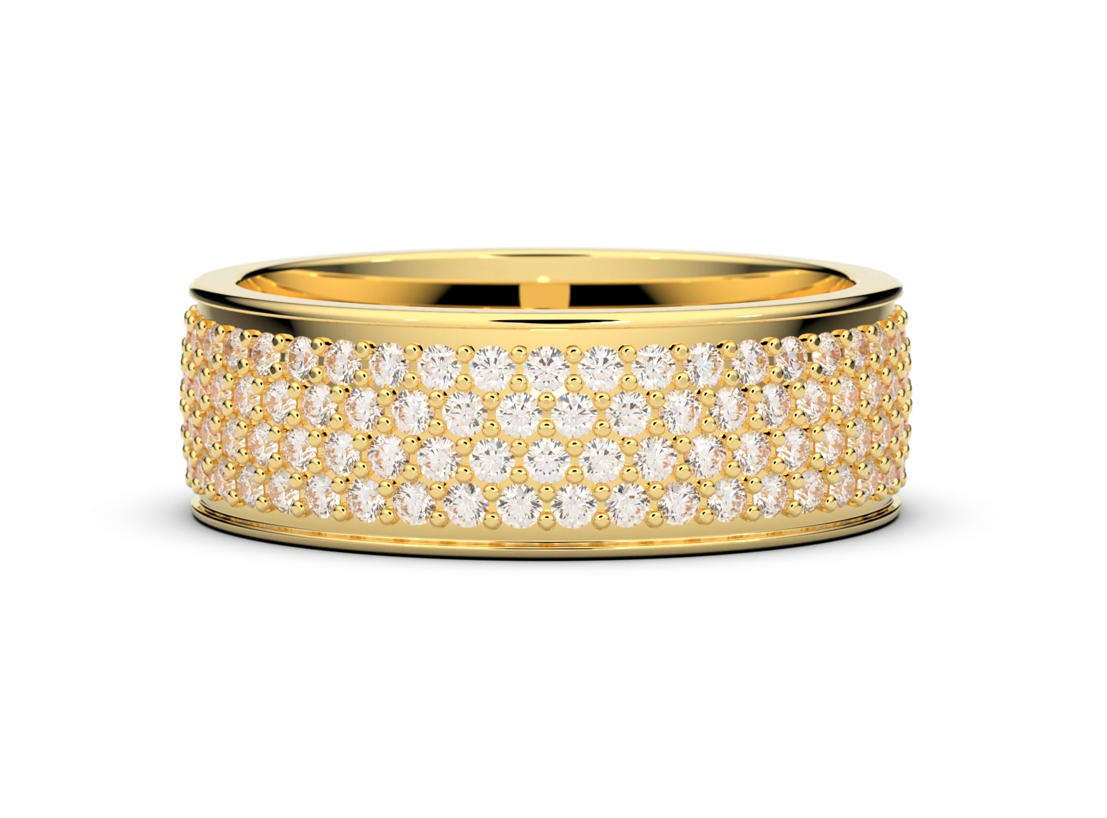 Women's wedding ring SN-09 DeLoire, yellow gold