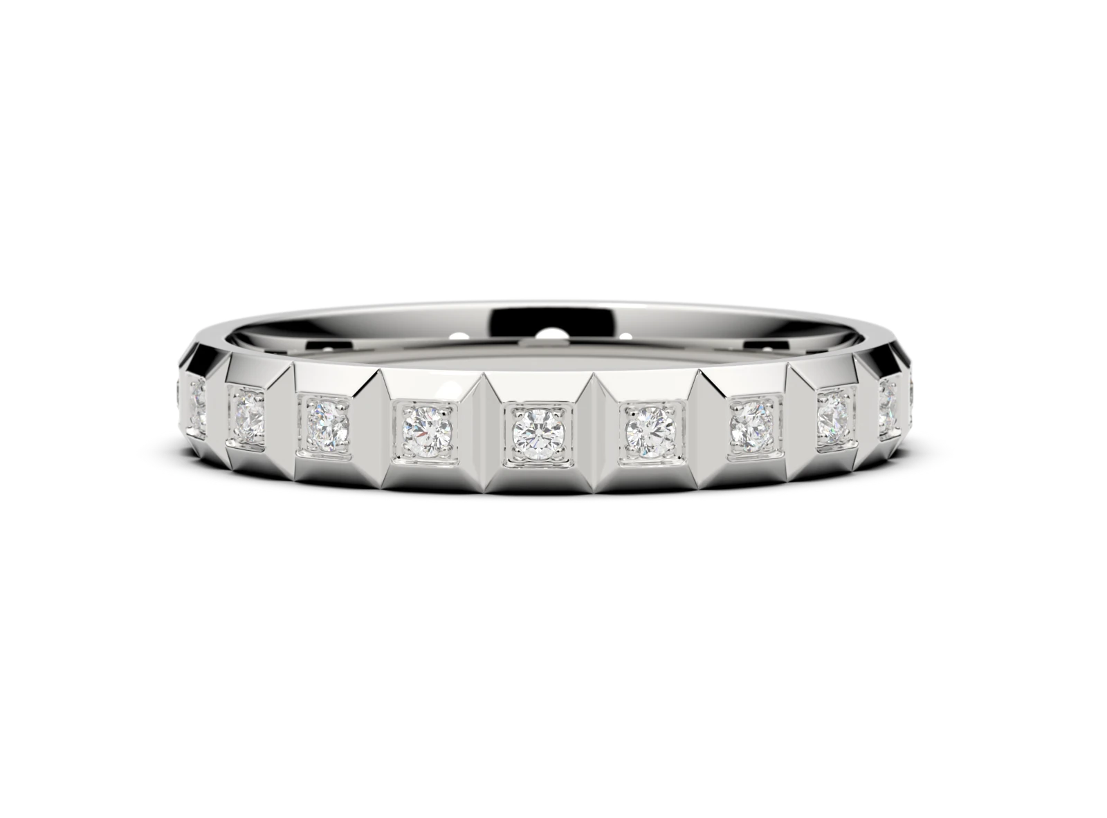 Women's wedding ring SN-11 DeLoire, white gold