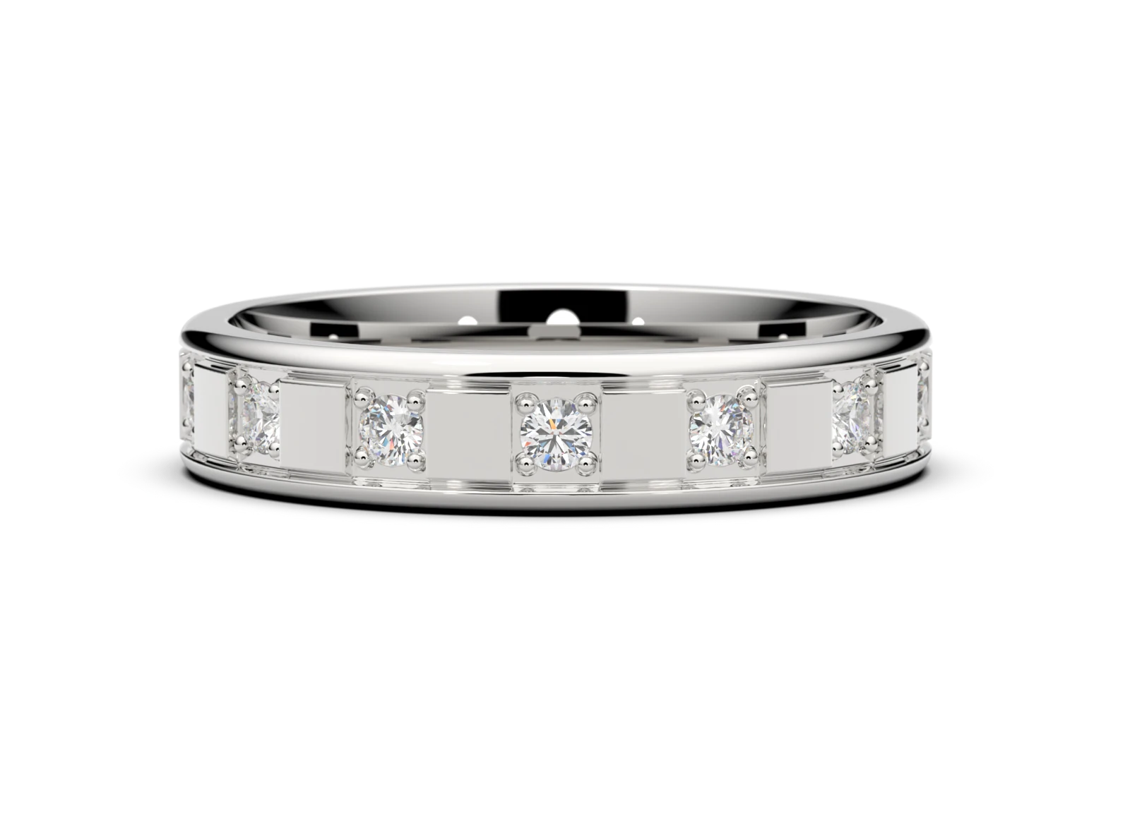 Women's wedding ring SN-12 DeLoire, white gold
