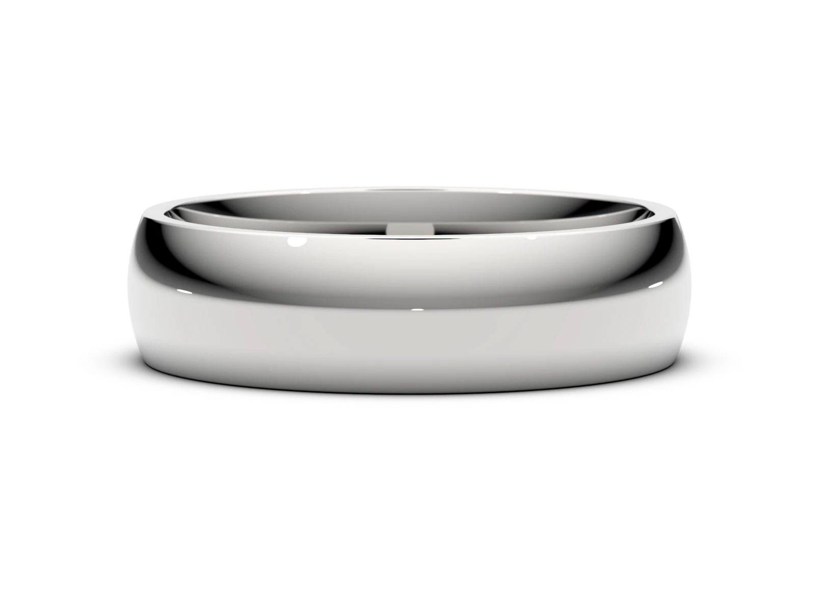 Men's wedding ring SN-55 DeLoire, white gold