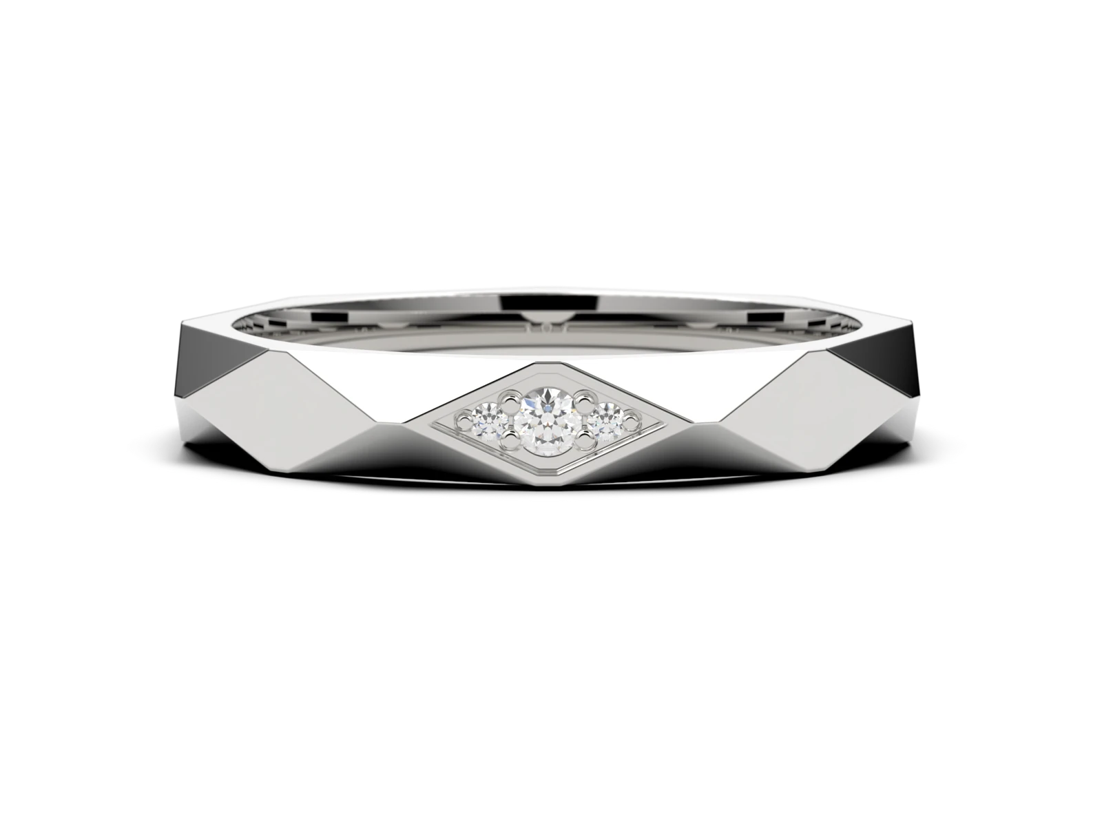Women's wedding ring SN-64 DeLoire, white gold