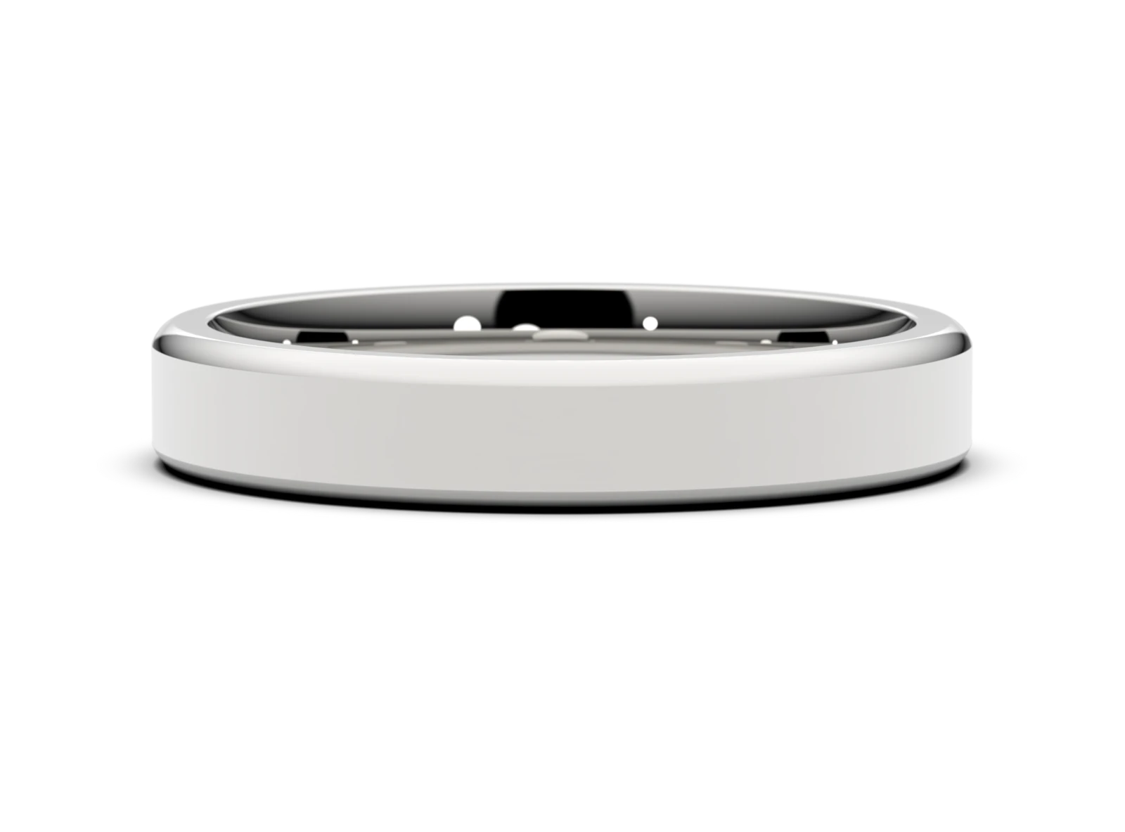 Men's wedding ring SN-69 DeLoire, white gold