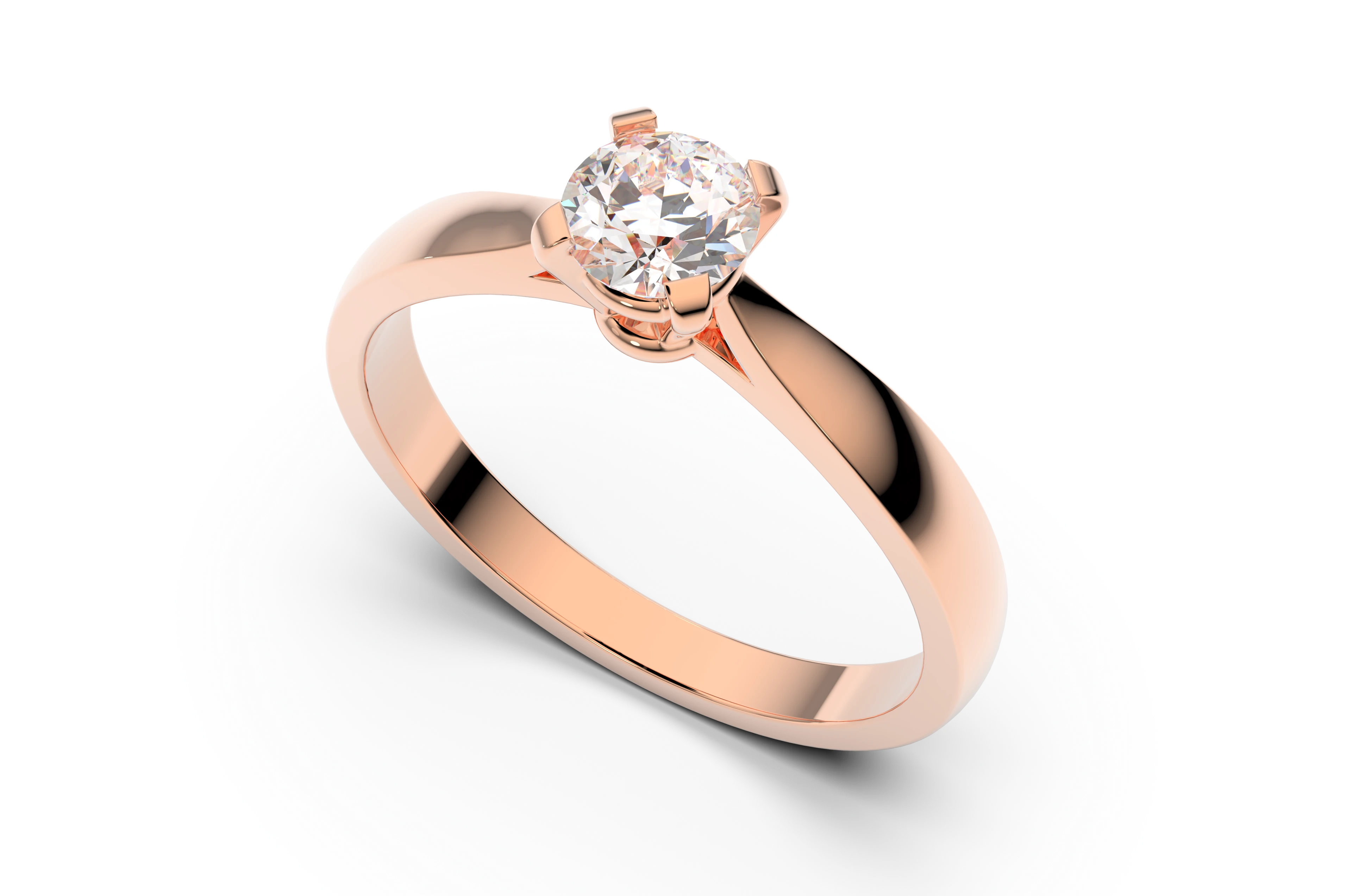 Verlobungsring Z-02 DeLoire, Roségold