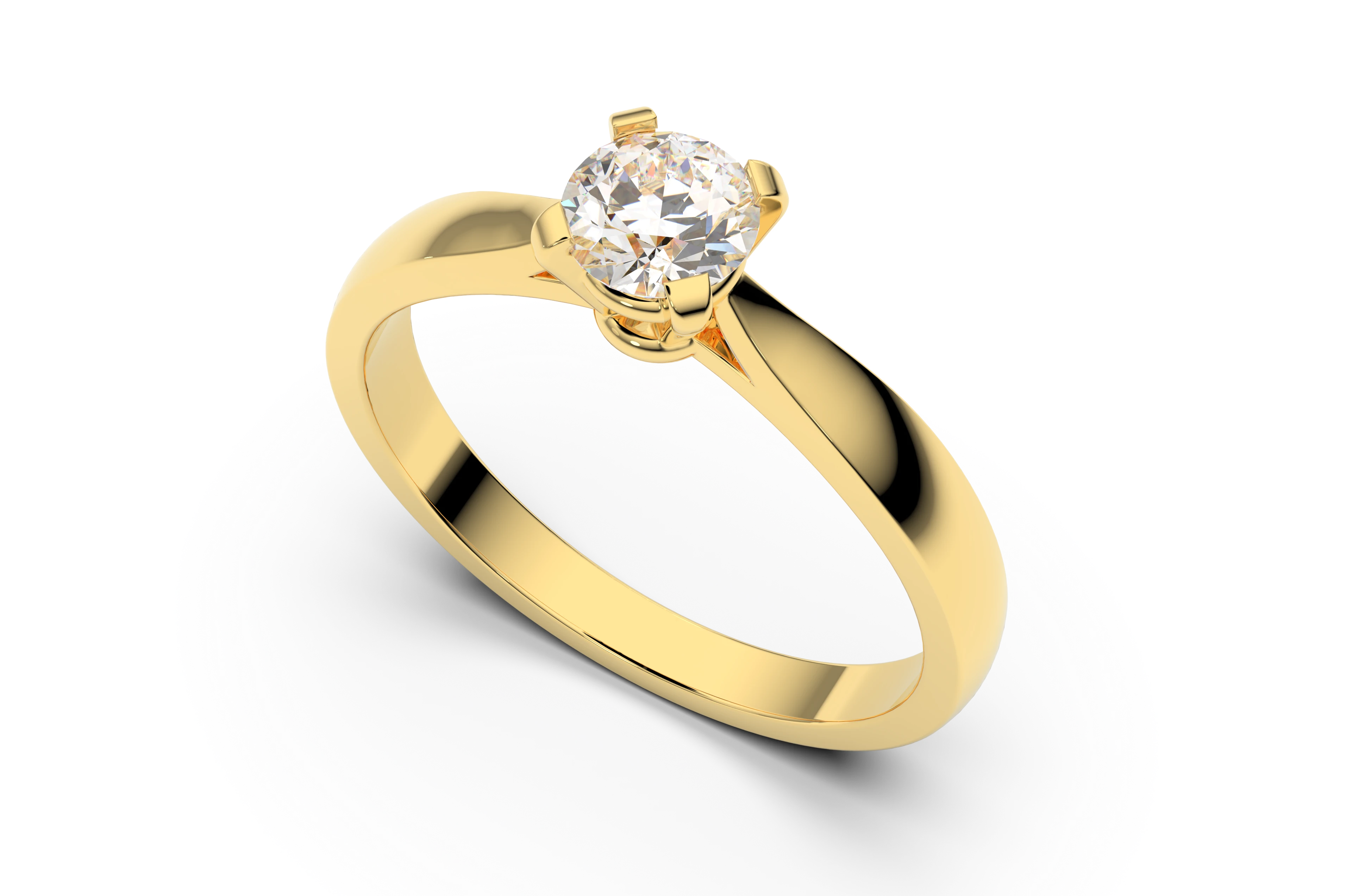Verlobungsring Z-02 DeLoire, Gelbgold