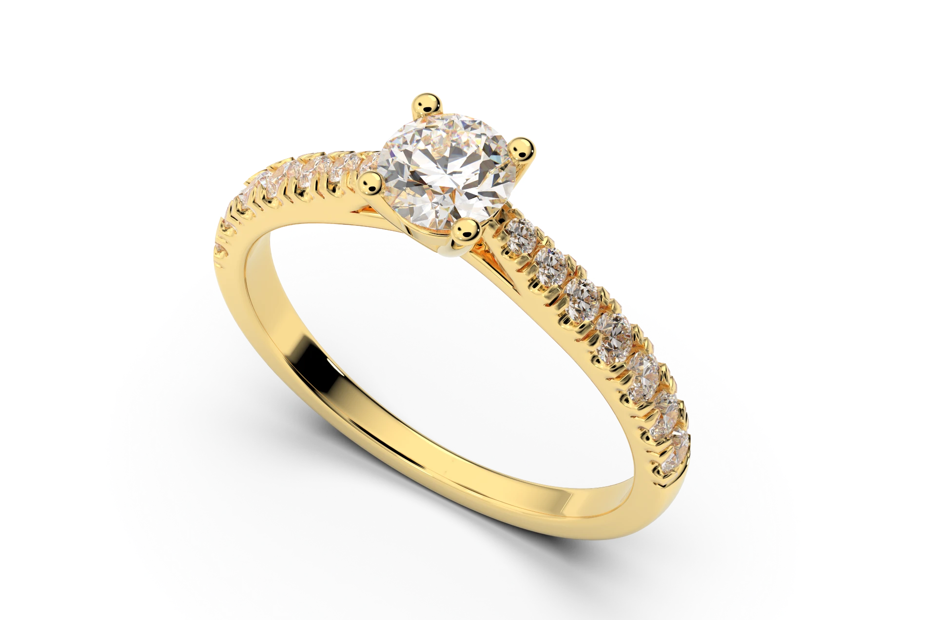 Verlobungsring Z-06 DeLoire, Gelbgold