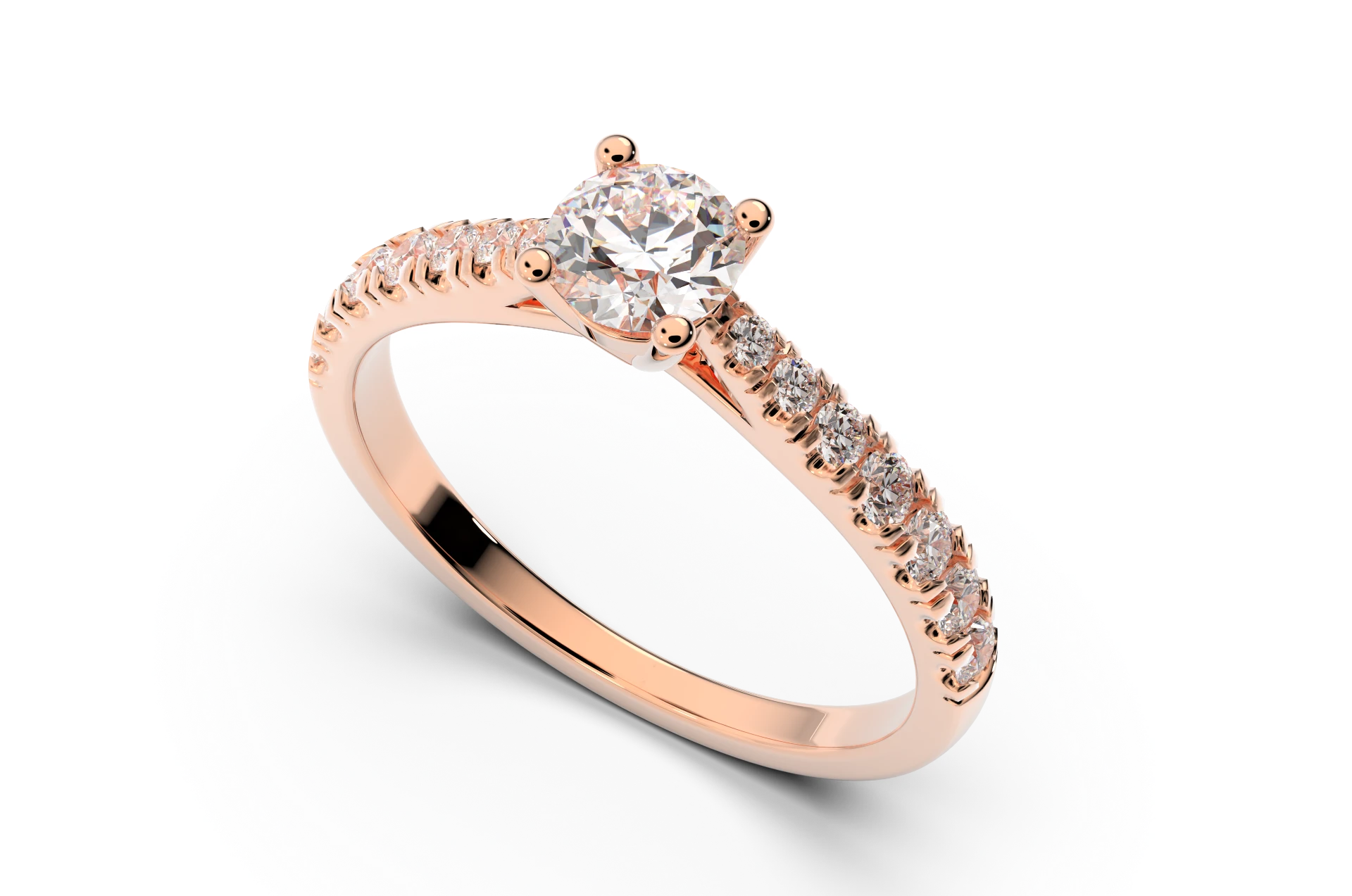Verlobungsring Z-06 DeLoire, Roségold