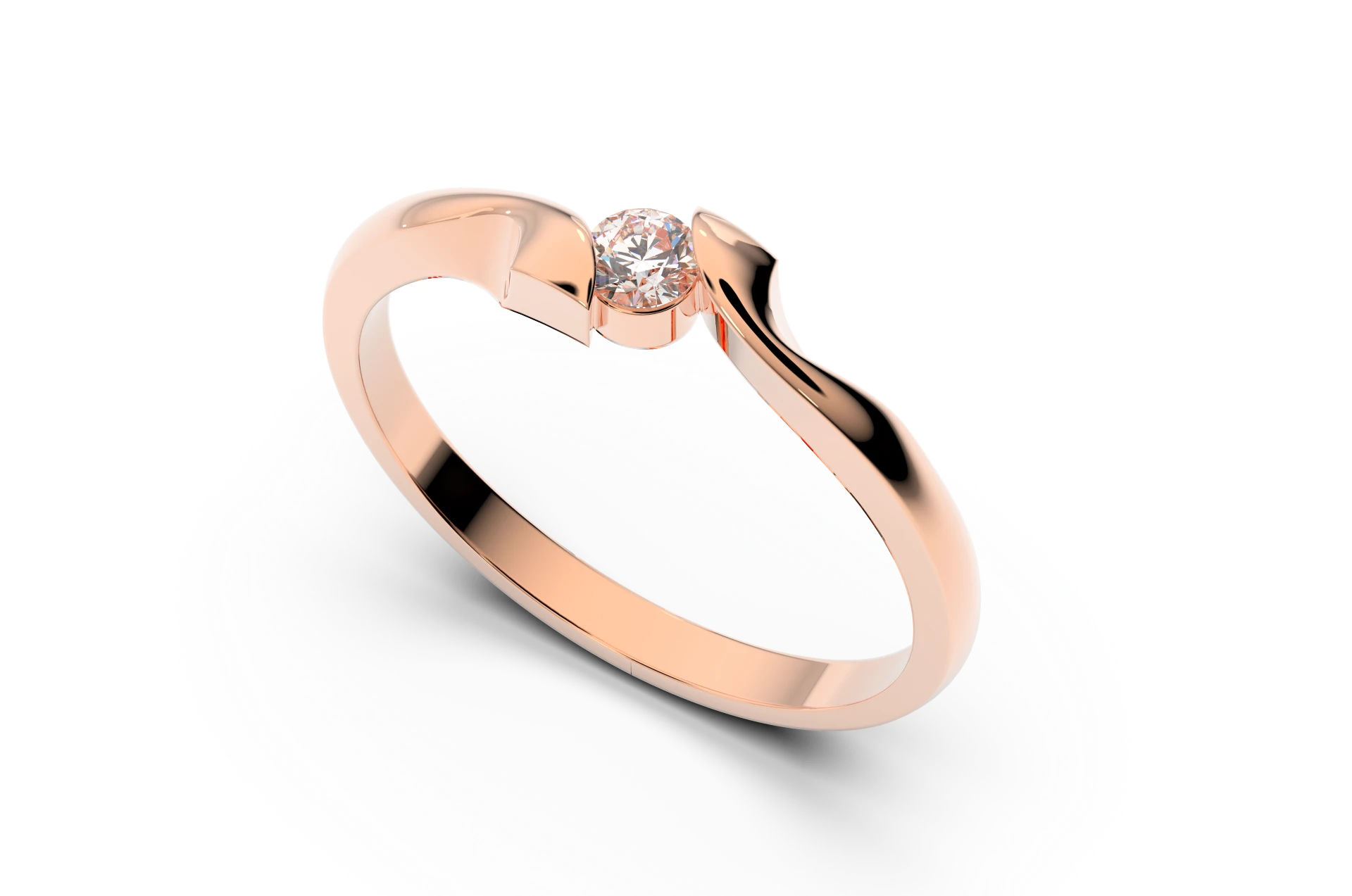 Verlobungsring Z-07 DeLoire, Roségold