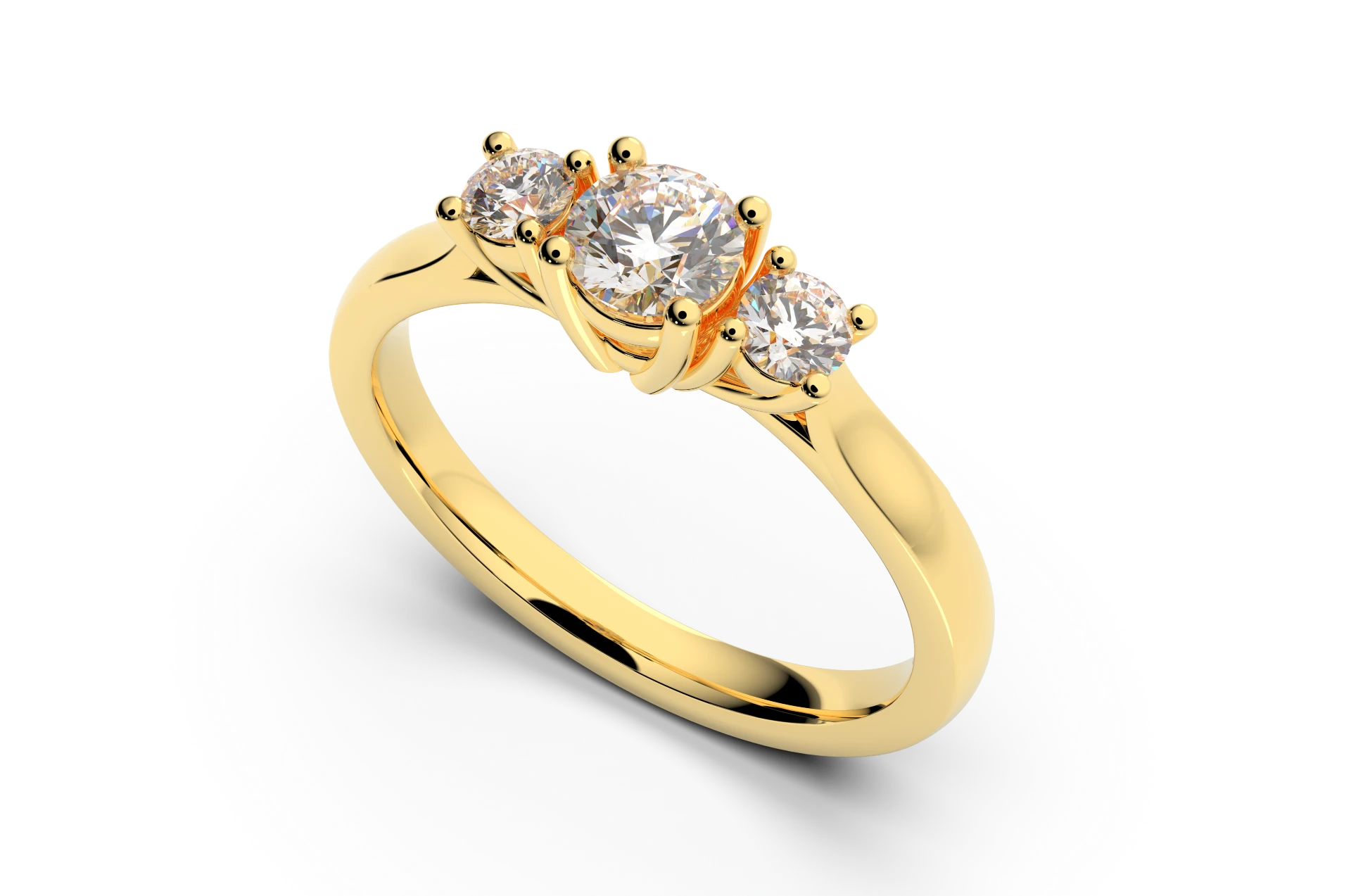 Verlobungsring Z-08 DeLoire, Gelbgold