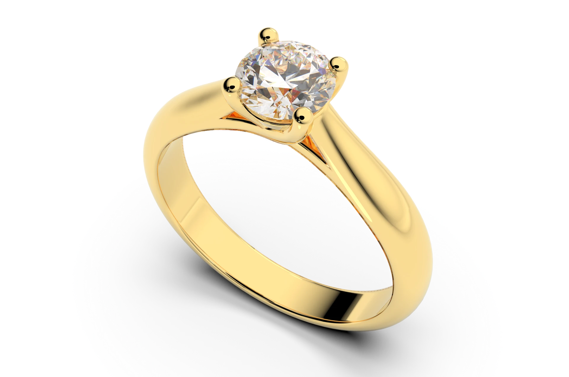 Verlobungsring Z-09 DeLoire, Gelbgold