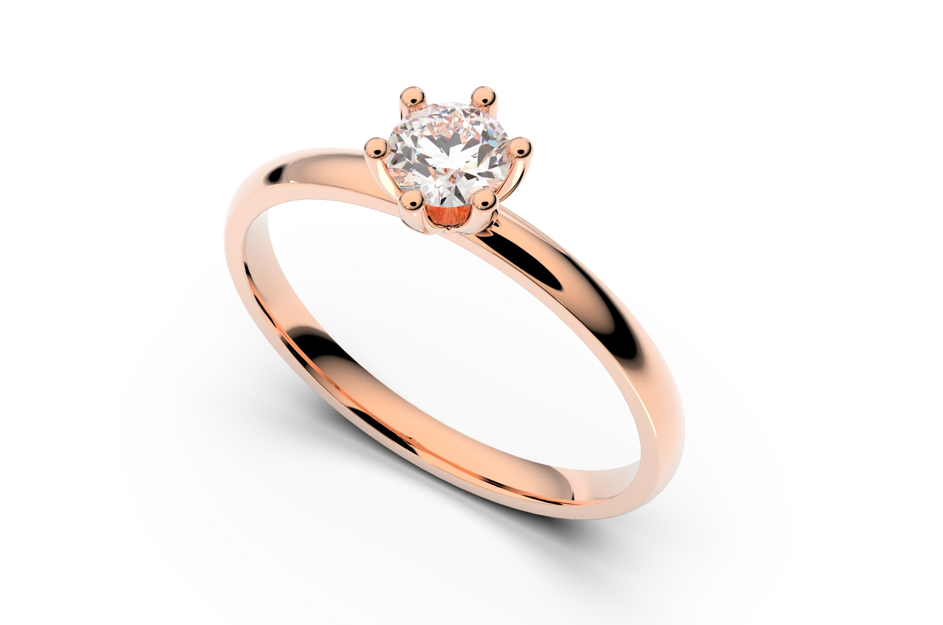 Verlobungsring Z-10 DeLoire, Roségold