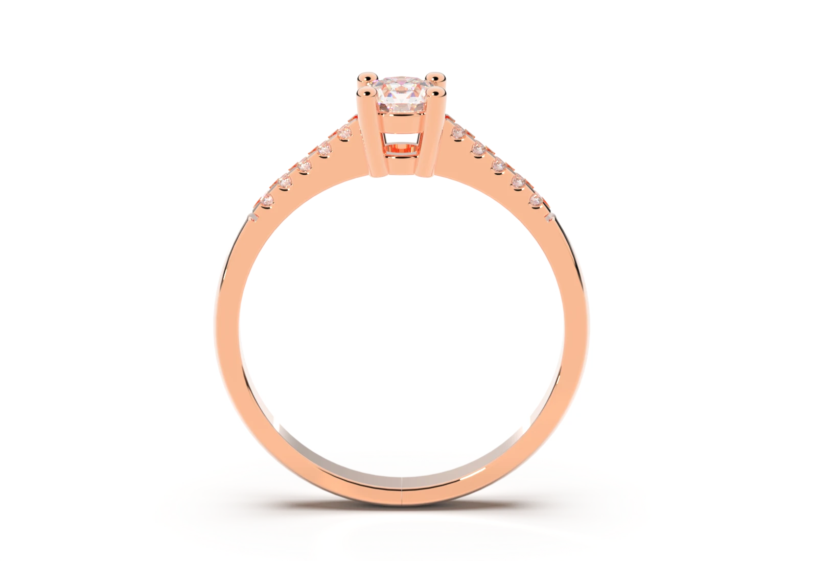 Verlobungsring Z-11 DeLoire, Roségold