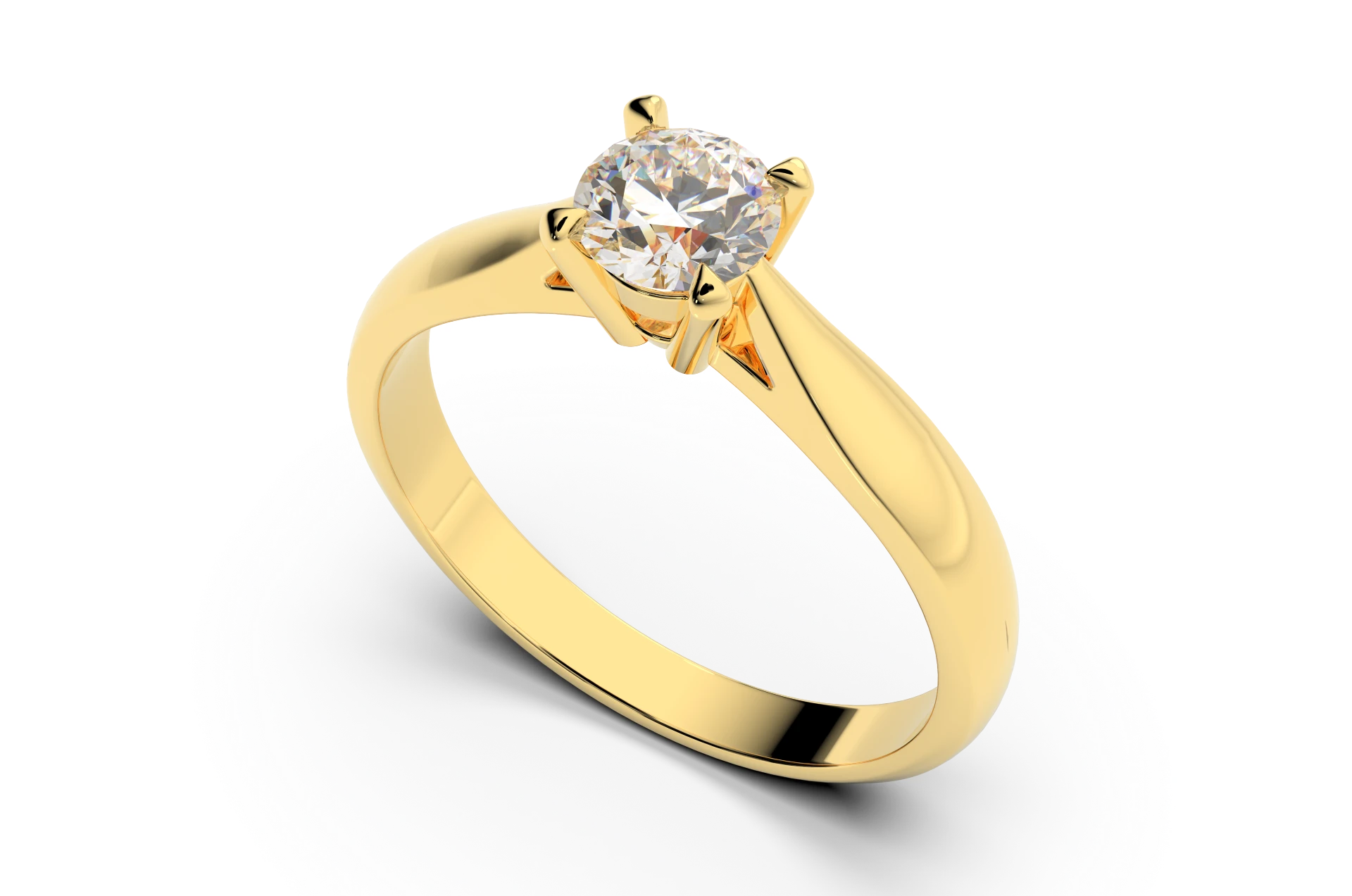 Verlobungsring Z-12 DeLoire, Gelbgold