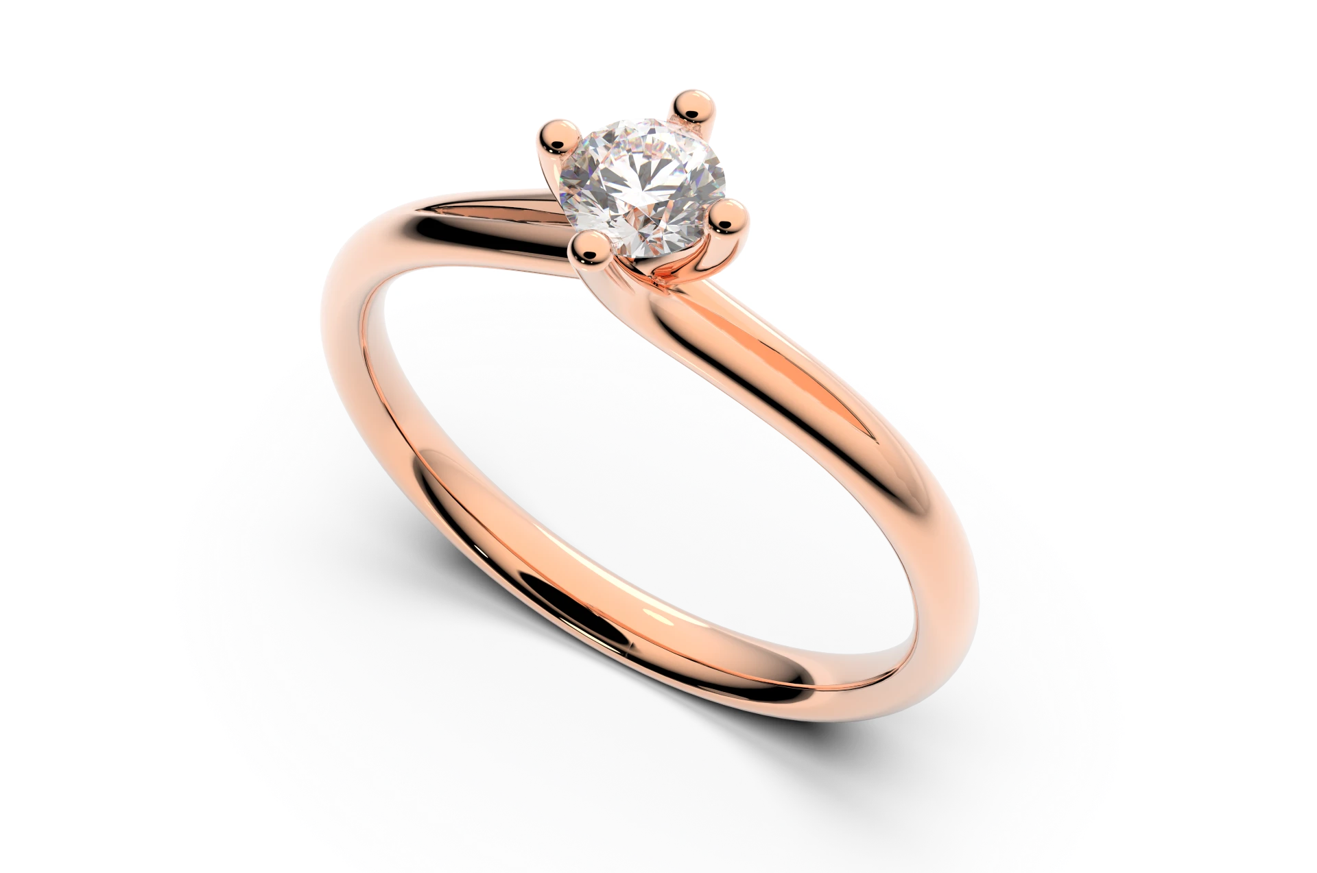 Verlobungsring Z-13 DeLoire, Roségold