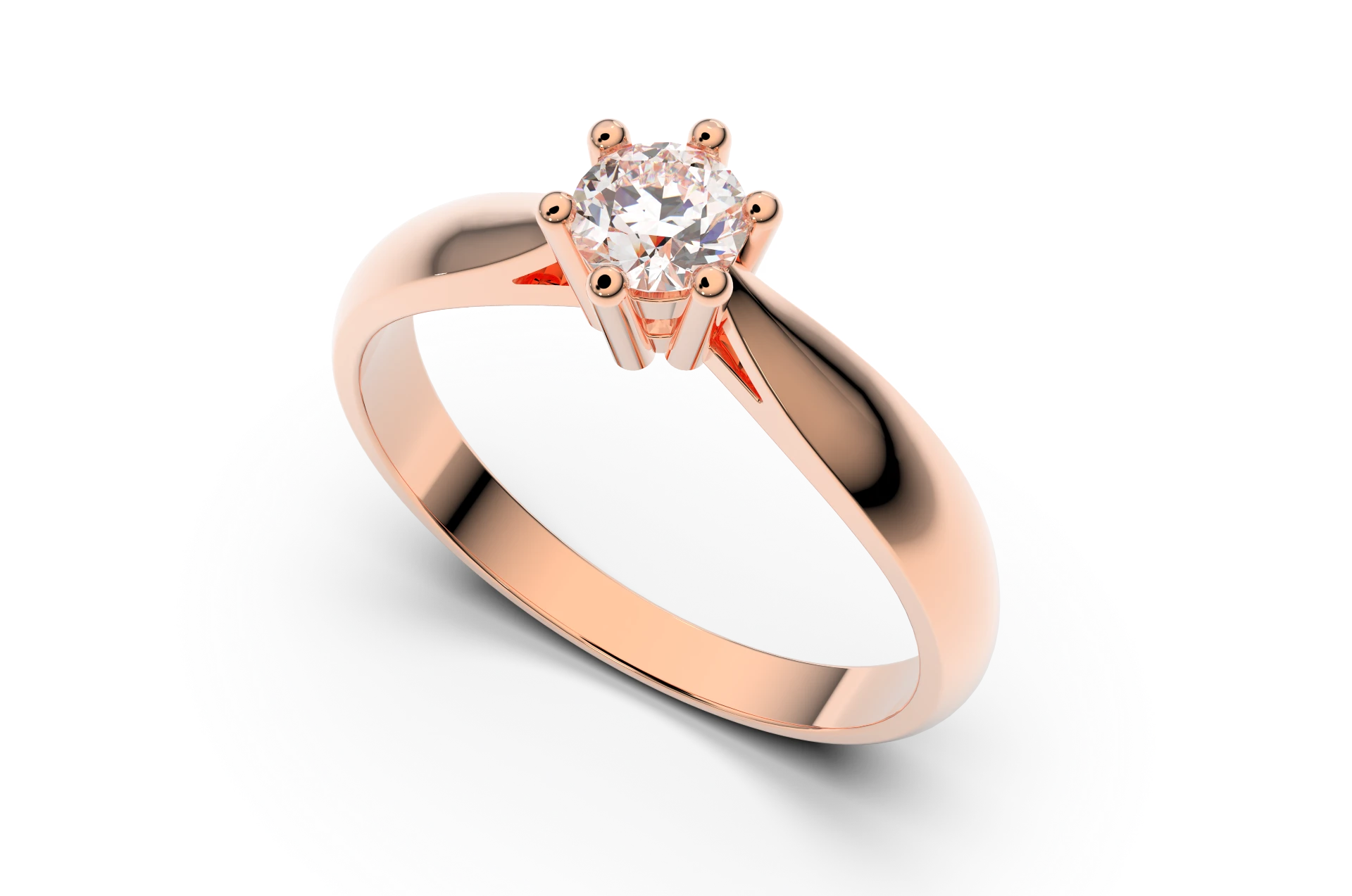 Verlobungsring Z-16 DeLoire, Roségold