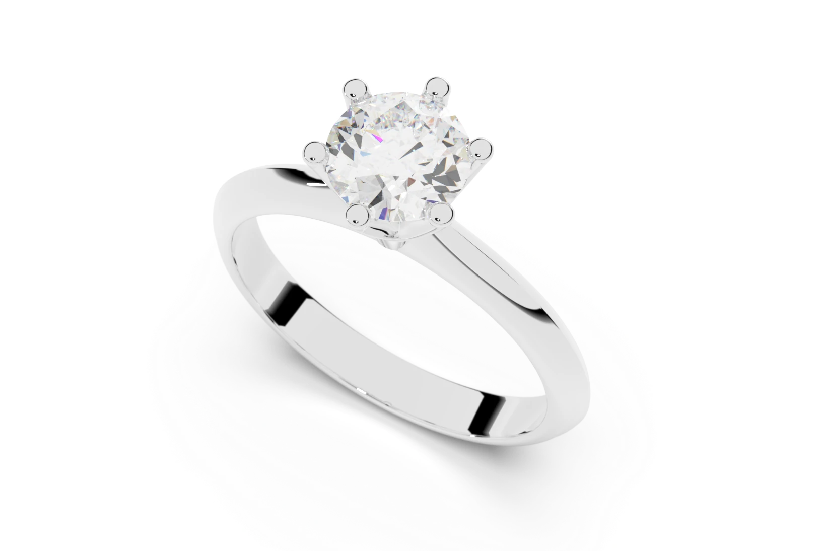Engagement ring Z-17 DeLoire, white gold