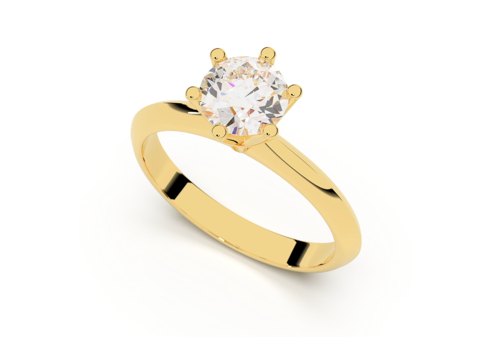 Verlobungsring Z-17 DeLoire, Gelbgold