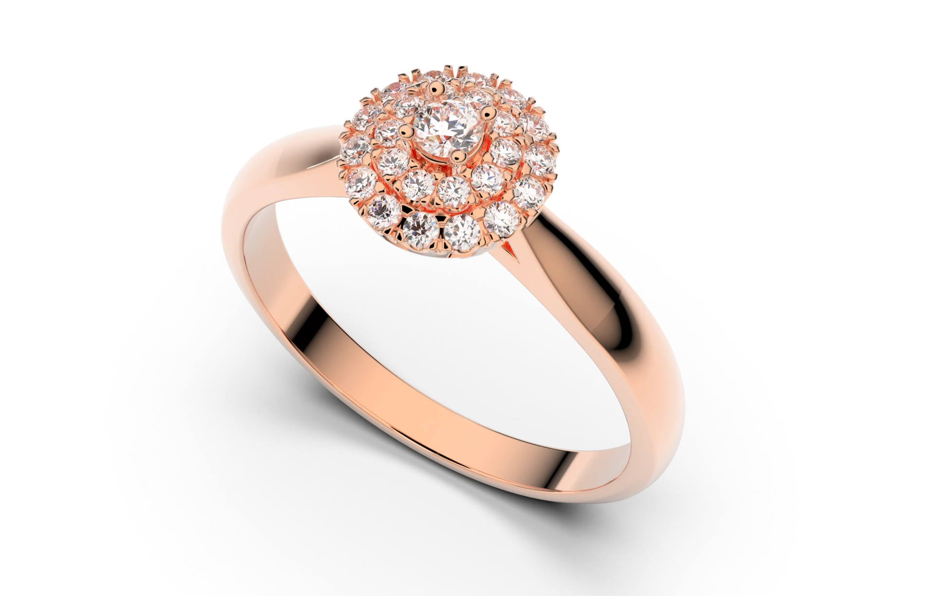 Verlobungsring Z-20 DeLoire, Roségold