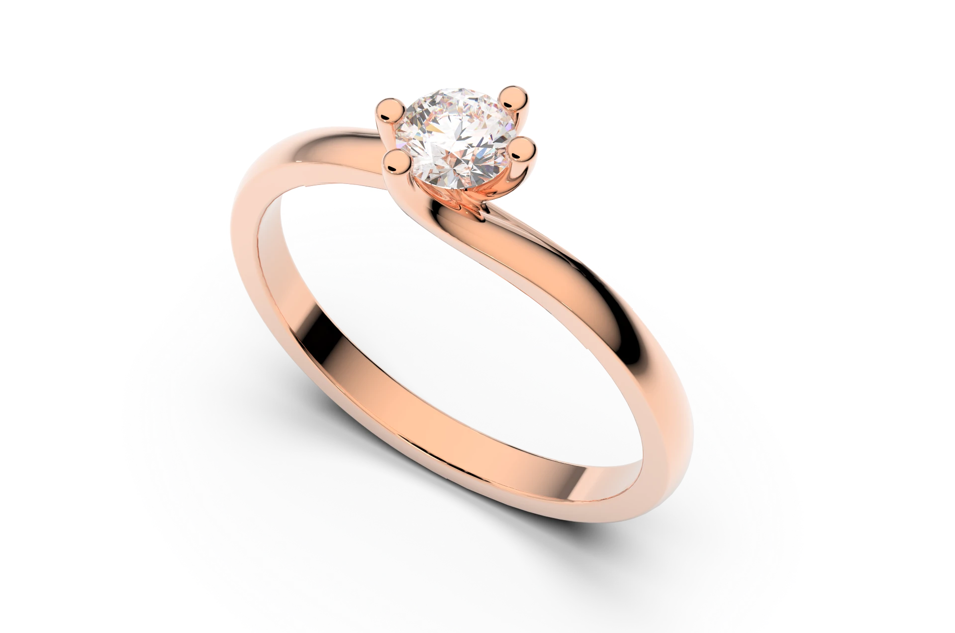 Verlobungsring Z-21 DeLoire, Roségold