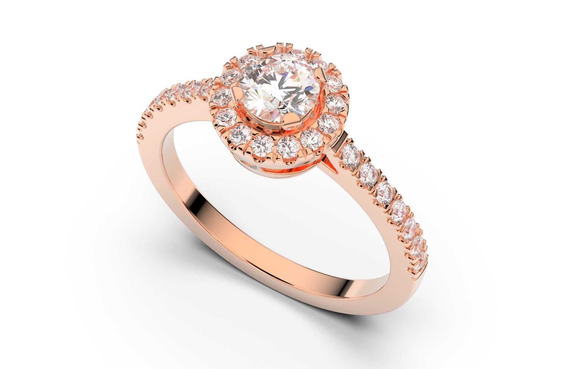 Verlobungsring Z-22 DeLoire, Roségold