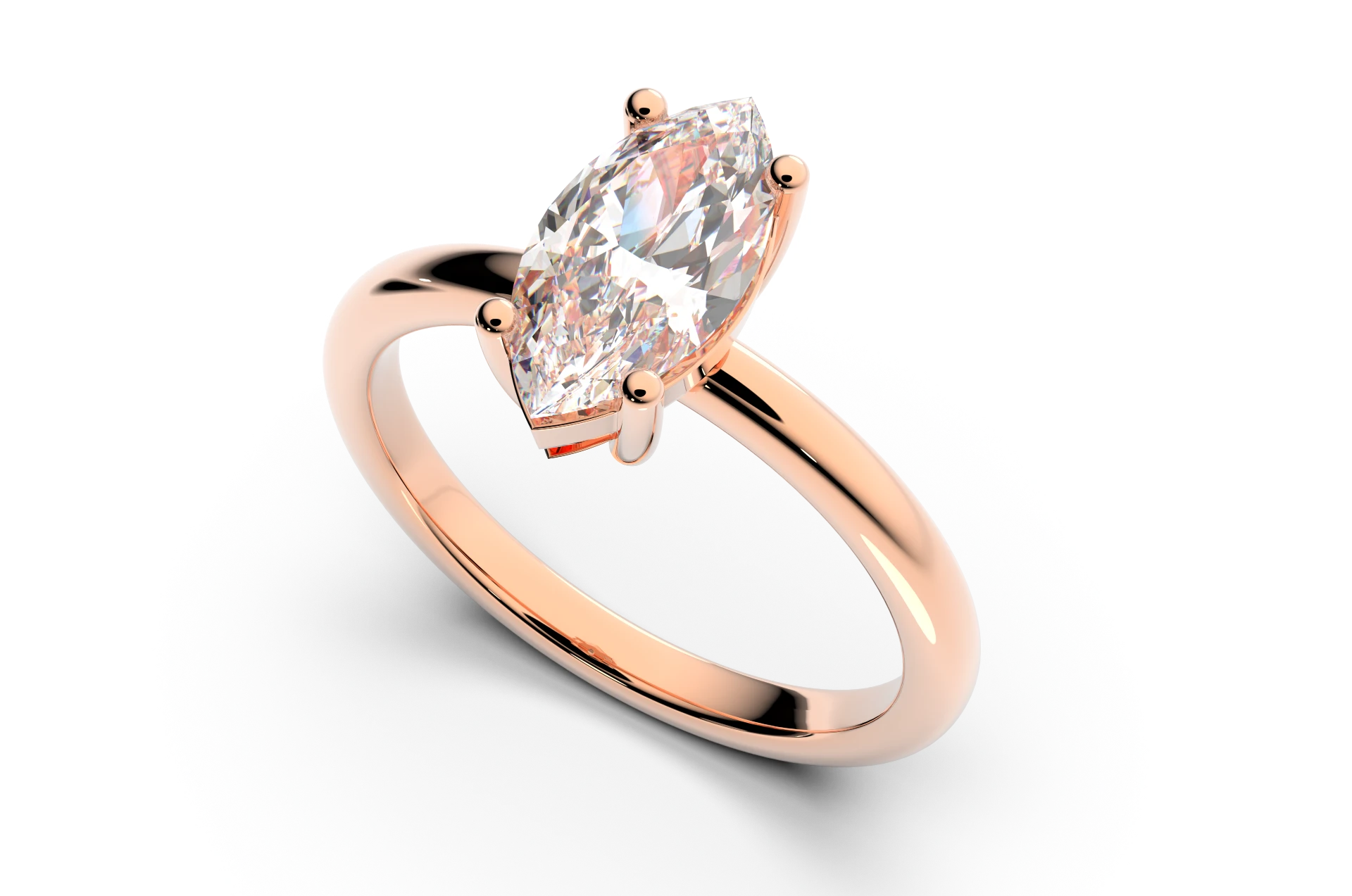 Verlobungsring Z-30 DeLoire, Roségold