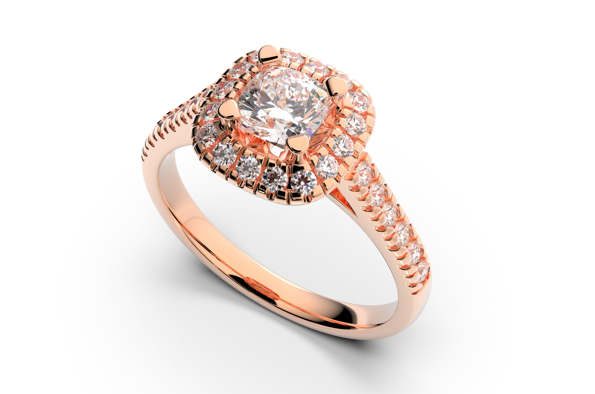Verlobungsring Z-31 DeLoire, Roségold