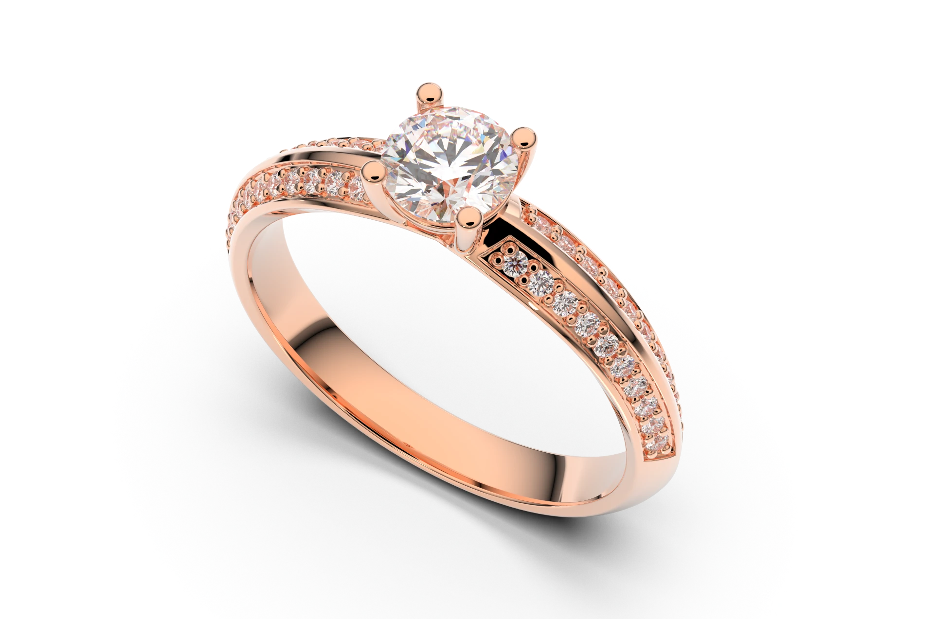 Verlobungsring Z-32 DeLoire, Roségold