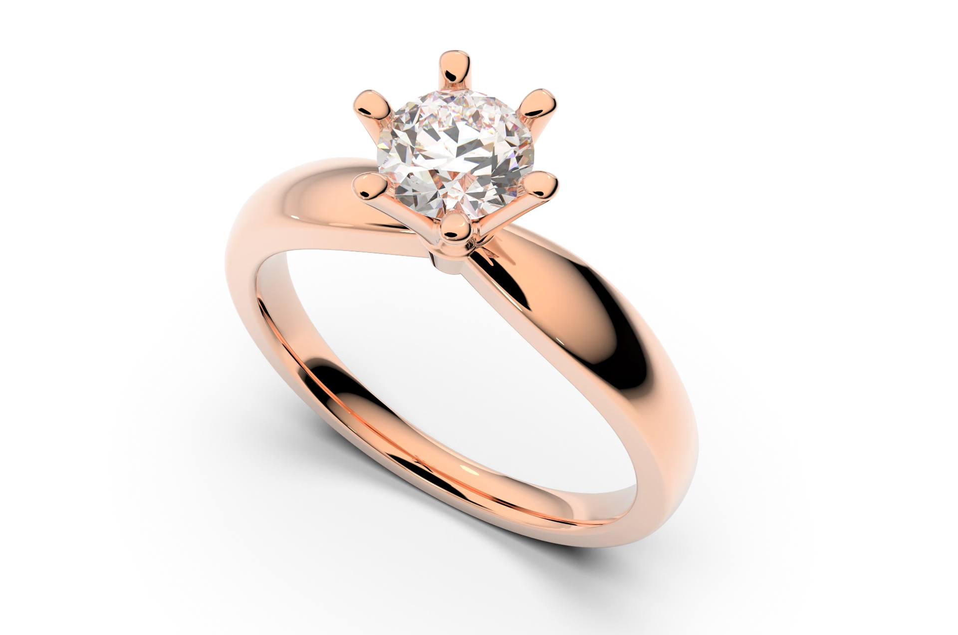 Verlobungsring Z-34 DeLoire, Roségold
