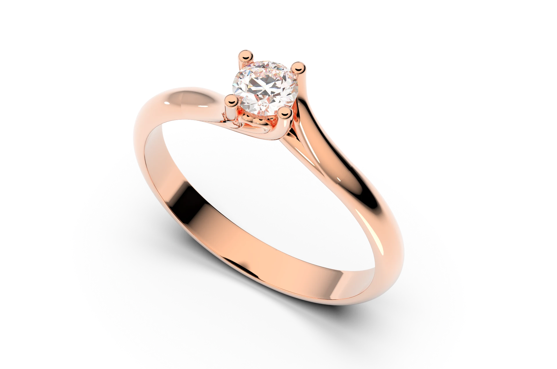 Verlobungsring Z-35 DeLoire, Roségold