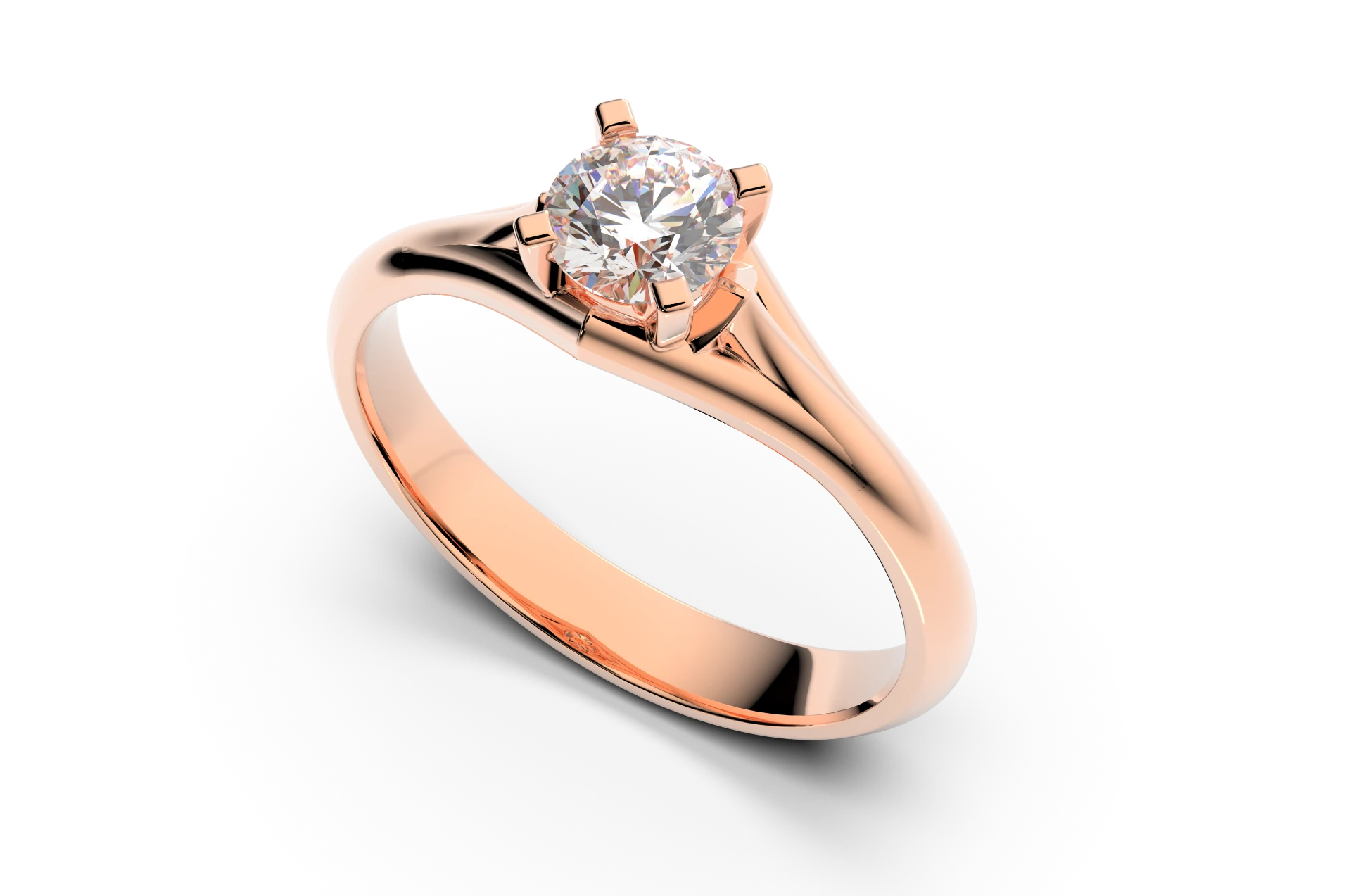 Verlobungsring Z-36 DeLoire, Roségold