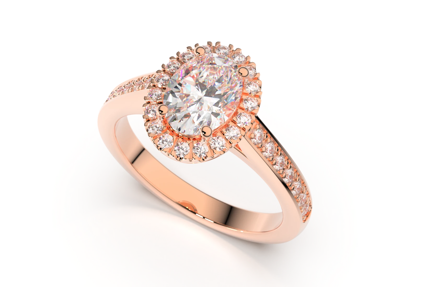 Verlobungsring Z-39 DeLoire, Roségold