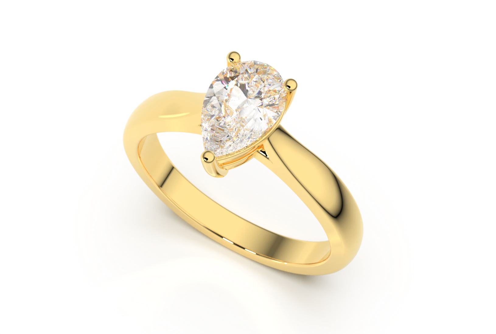 Verlobungsring Z-40 DeLoire, Gelbgold