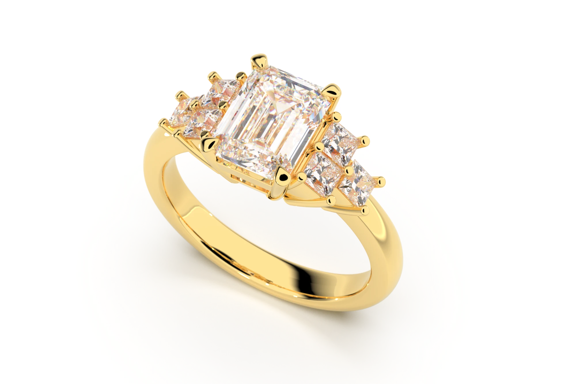 Verlobungsring Z-41 DeLoire, Gelbgold