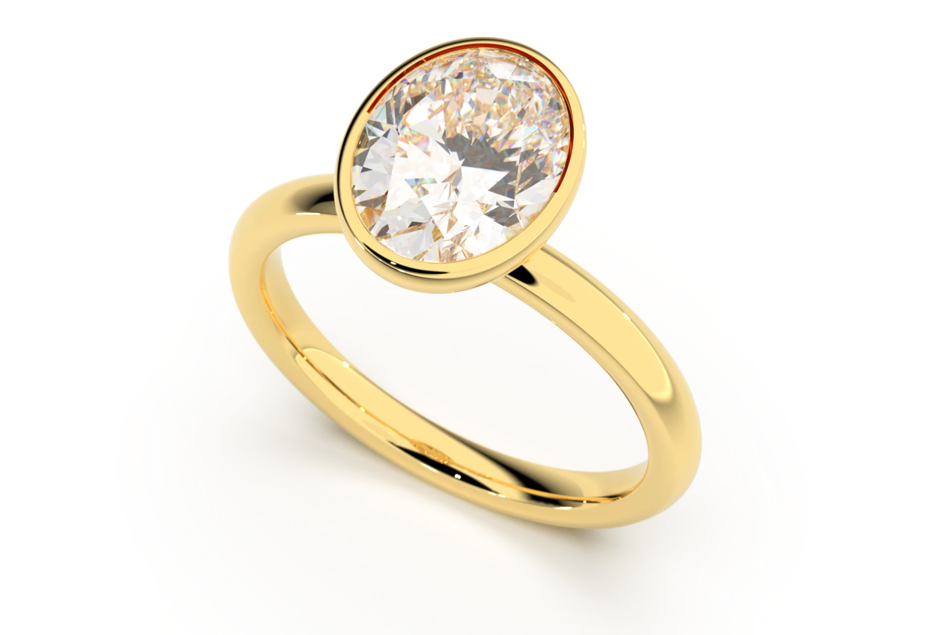 Verlobungsring Z-44 DeLoire, Gelbgold